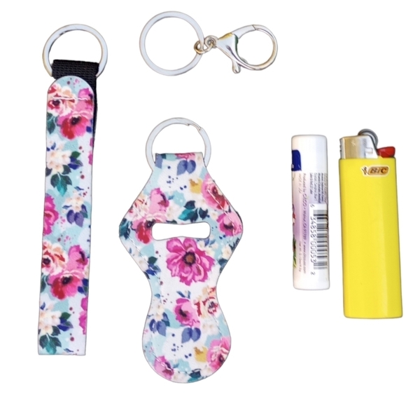 5/$25 Wrist Lanyard Strap Lip Balm Holder Keychain Lipstick Lighter Anim… - Picture 10 of 16